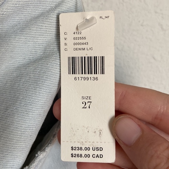 Agolde Riya Elastic Peg Pant size 27 NWT - Picture 4 of 6